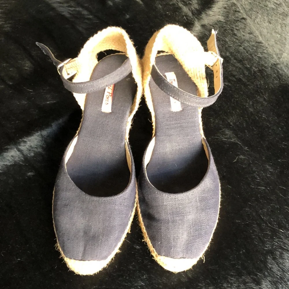 Toni Pons Blue Weave Espadrilles - Picture 2 of 11